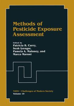 Couverture de l’ouvrage Methods of Pesticide Exposure Assessment