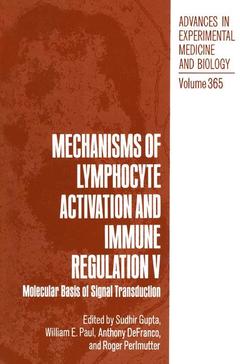 Couverture de l’ouvrage Mechanisms of Lymphocyte Activation and Immune Regulation V
