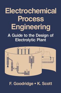 Couverture de l’ouvrage Electrochemical Process Engineering