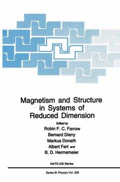 Couverture de l’ouvrage Magnetism and Structure in Systems of Reduced Dimension