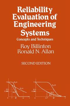 Couverture de l’ouvrage Reliability Evaluation of Engineering Systems