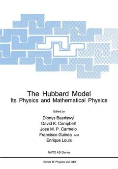 Couverture de l’ouvrage The Hubbard Model