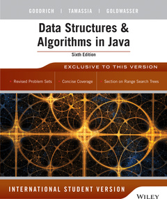 Couverture de l’ouvrage Data Structures and Algorithms in Java, International Student Version