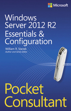 Couverture de l’ouvrage Windows Server 2012 R2 Pocket Consultant: Essentials and Configuration
