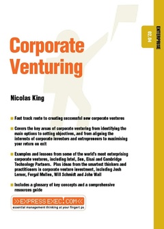 Couverture de l’ouvrage Corporate Venturing