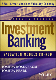 Couverture de l’ouvrage Investment Banking Valuation Models DVD