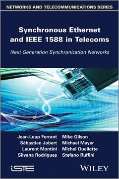 Couverture de l’ouvrage Synchronous Ethernet and IEEE 1588 in Telecoms