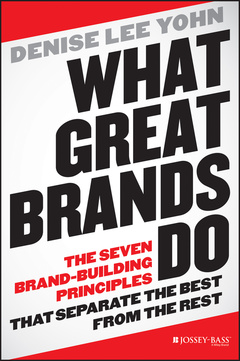 Couverture de l’ouvrage What Great Brands Do