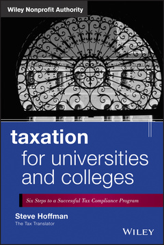 Couverture de l’ouvrage Taxation for Universities and Colleges