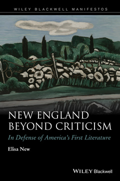 Couverture de l’ouvrage New England Beyond Criticism