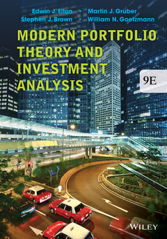 Couverture de l’ouvrage Modern Portfolio Theory and Investment Analysis