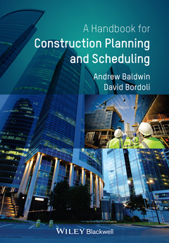 Couverture de l’ouvrage Handbook for Construction Planning and Scheduling