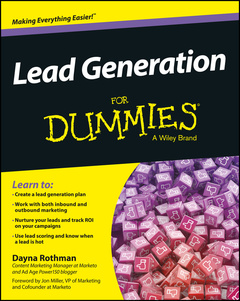 Couverture de l’ouvrage Lead Generation For Dummies