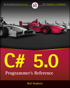 Couverture de l’ouvrage C# 5.0 Programmer′s Reference