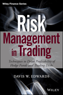 Couverture de l’ouvrage Risk Management in Trading