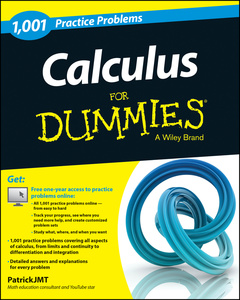 Couverture de l’ouvrage 1,001 Calculus Practice Problems For Dummies