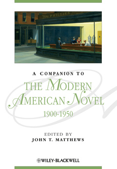 Couverture de l’ouvrage A Companion to the Modern American Novel, 1900 - 1950