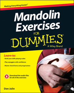 Couverture de l’ouvrage Mandolin Exercises For Dummies