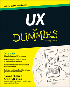 Couverture de l’ouvrage UX For Dummies