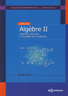 Couverture de l’ouvrage Anneaux, modules et algèbre multilinéaire