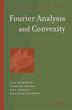 Couverture de l’ouvrage Fourier Analysis and Convexity