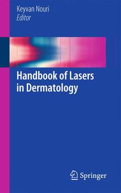 Couverture de l’ouvrage Handbook of Lasers in Dermatology