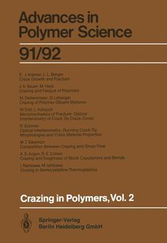 Couverture de l’ouvrage Crazing in Polymers Vol. 2