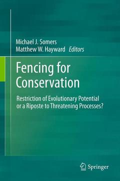 Couverture de l’ouvrage Fencing for Conservation