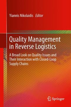 Couverture de l’ouvrage Quality Management in Reverse Logistics