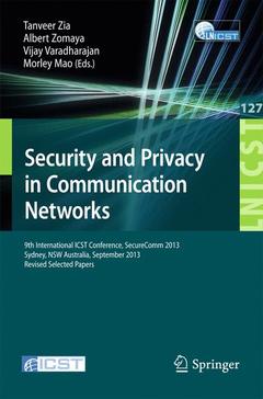 Cover of the book Security and Privacy in Communication Networks