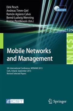 Cover of the book Mobile Networks and Management