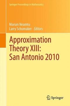 Cover of the book Approximation Theory XIII: San Antonio 2010