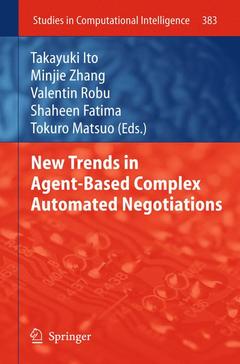 Couverture de l’ouvrage New Trends in Agent-Based Complex Automated Negotiations