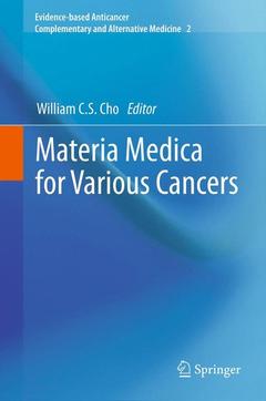 Couverture de l’ouvrage Materia Medica for Various Cancers