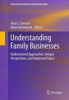 Couverture de l’ouvrage Understanding Family Businesses