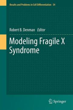 Couverture de l’ouvrage Modeling Fragile X Syndrome