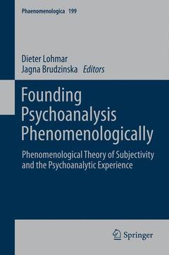 Couverture de l’ouvrage Founding Psychoanalysis Phenomenologically