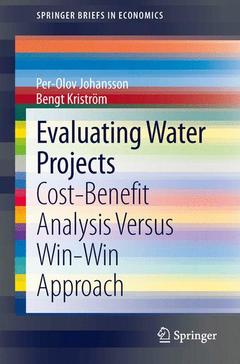 Couverture de l’ouvrage Evaluating Water Projects