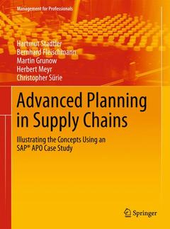 Couverture de l’ouvrage Advanced Planning in Supply Chains