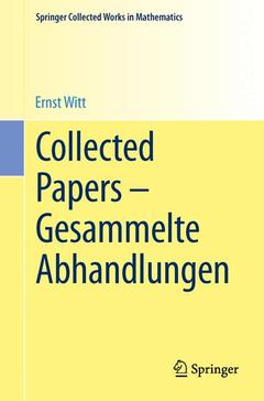 Couverture de l’ouvrage Collected Papers - Gesammelte Abhandlungen