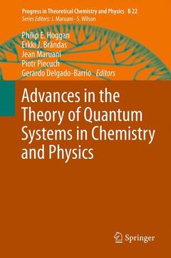 Couverture de l’ouvrage Advances in the Theory of Quantum Systems in Chemistry and Physics