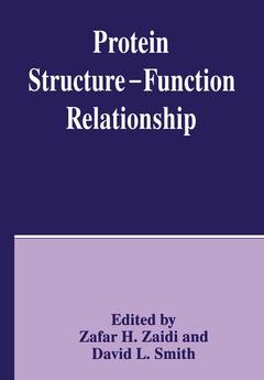 Couverture de l’ouvrage Protein Structure — Function Relationship