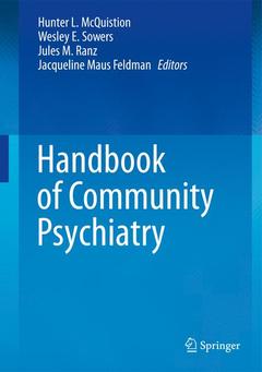 Couverture de l’ouvrage Handbook of Community Psychiatry