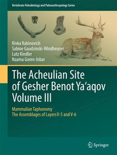 Cover of the book The Acheulian Site of Gesher Benot Ya‘aqov Volume III