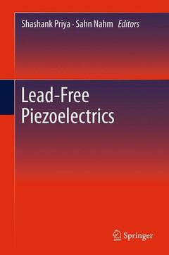 Couverture de l’ouvrage Lead-Free Piezoelectrics