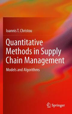 Couverture de l’ouvrage Quantitative Methods in Supply Chain Management