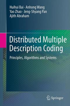 Cover of the book Distributed Multiple Description Coding