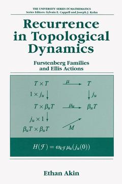 Couverture de l’ouvrage Recurrence in Topological Dynamics