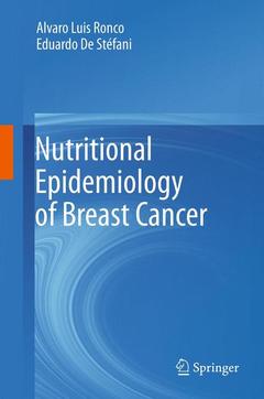 Couverture de l’ouvrage Nutritional Epidemiology of Breast Cancer