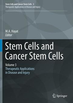 Couverture de l’ouvrage Stem Cells and Cancer Stem Cells,Volume 3